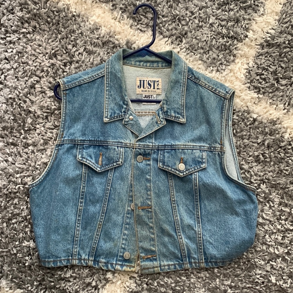Vintage Jean Vest